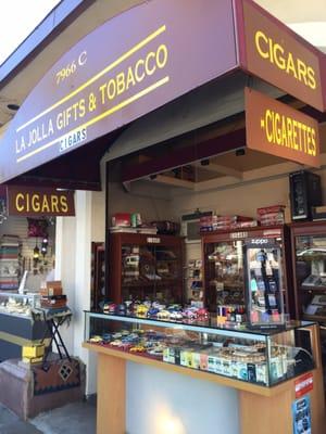 What better place to grab a cigar when you're strolling along Prospect street?