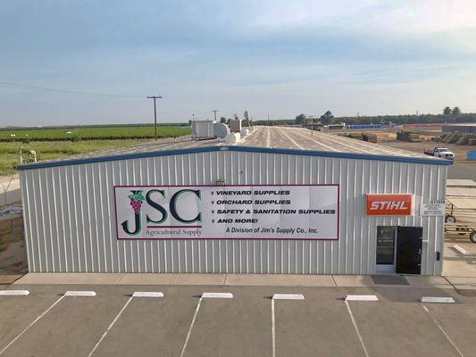 JSC Agricultural Supply is located at the corner of Zerker and County Line Roads in Delano.