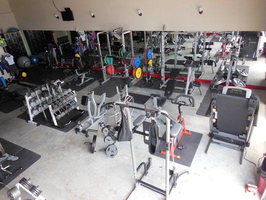 The Dungeon has vast variety of equipment to continually change your exercises and push past any plateaus.