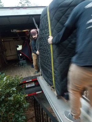 Delivering a beautiful Steinway O. In Charlotte