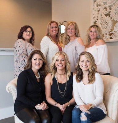 We have 5 Master Hairstylists, a Nail Specialist as well as an Esthetician/Lash Specialist here for all of your beauty needs!