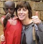 Henrietta and Champion, Carla from project St. Vincent's-Children of Kibera, Kenya