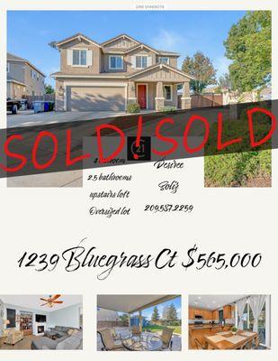 SOLD in Los Banos CA!