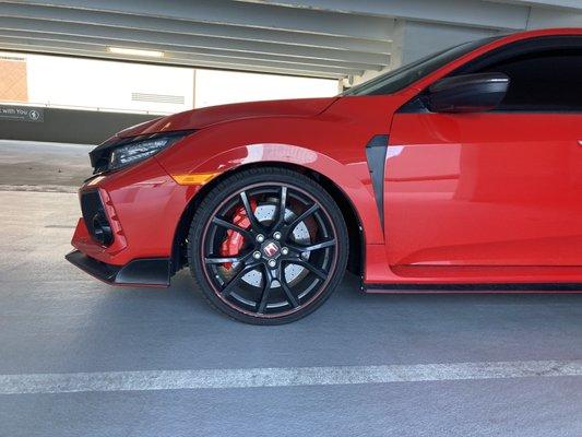 Driverside Fender detail