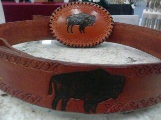 Hand-tooled belts