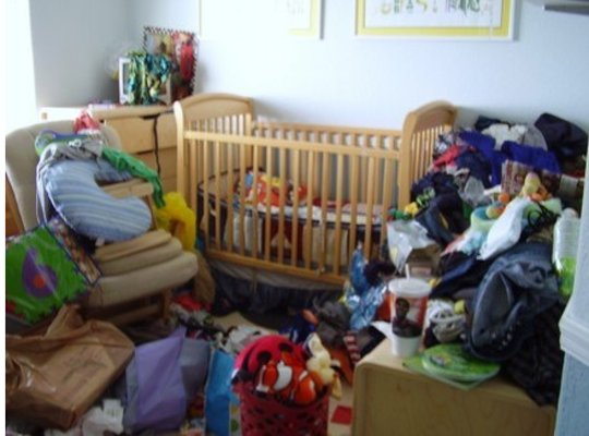 Unorganized Photo of a Playroom