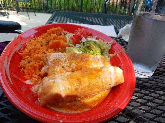 Seafood chimichangas