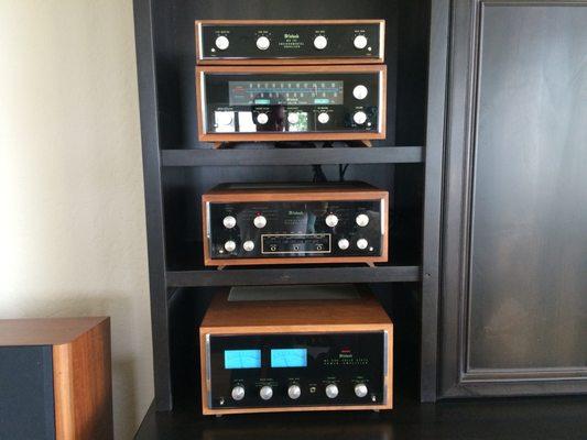 Closeup of the McIntosh gear