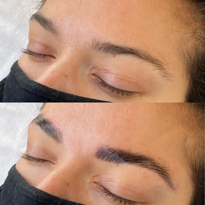 Brow Lamination, Tint & Wax