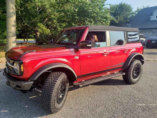 Test driving the full size Bronco