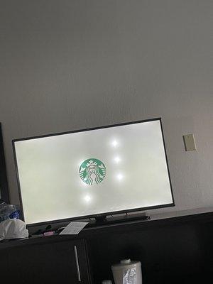 Light dots on tv