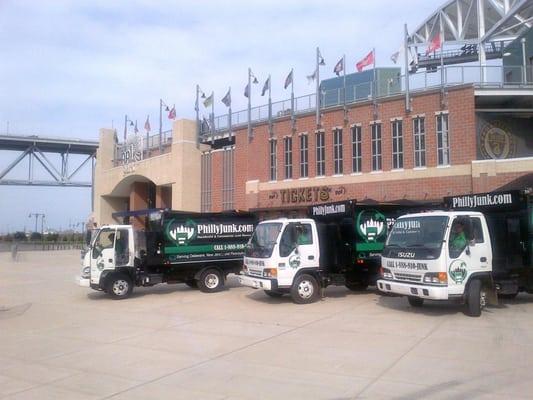 Philly Junk® team at PPL park for commercial property cleanout