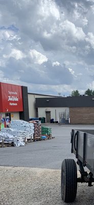 True Value Hardware is behind store/shares complex lot