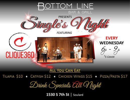 Single's Night Wednesday Clique 360