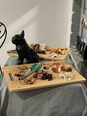 The BARKuterie boards!