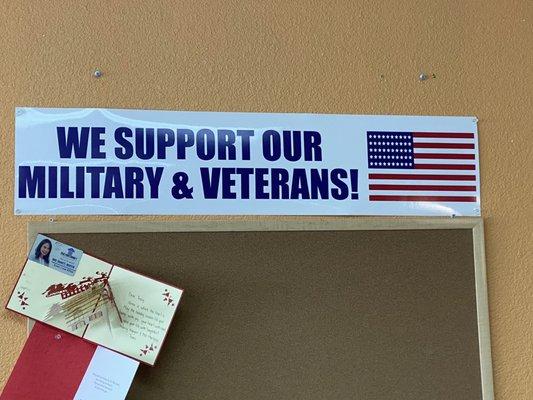 Military & Veterans, And their families, Discounts.