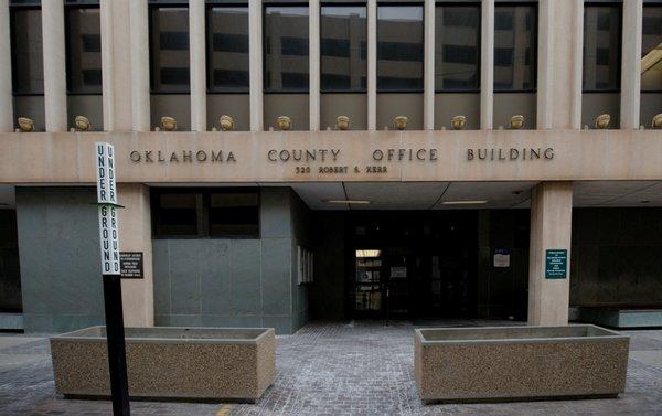 The Oklahoma County Courthouse Located at 320 Robert S Kerr open at 8:00am and closes at 5:00pm.