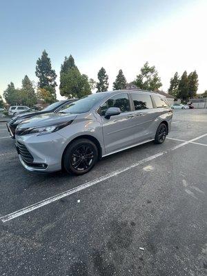 Love our new family car, seven seater.