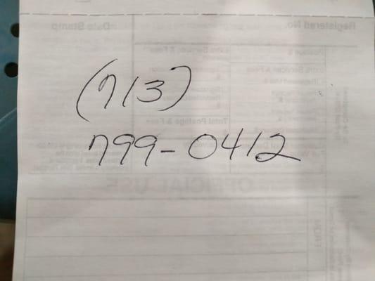 Why am I not surprised they gave me the wrong number to call in? How do you not remember the phone number of the place you work at?!