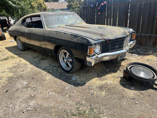 Servicing and repairing classic vehicles 1970 Chevelle customer wanted it to be roadworthy. He knew who to call to get the job done.