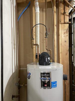 Water heater install