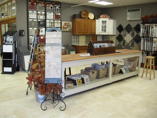 part of the tile showroom