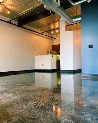 Stained Concrete Floor by Grindkings Flooring