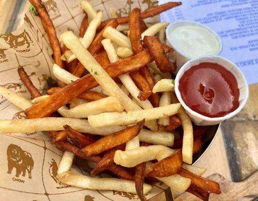 Rainbow fries