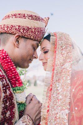 Indian wedding portrait