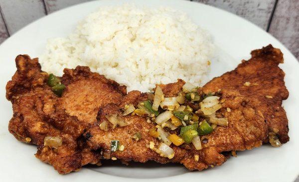 Fried Salt and Pepper pork.