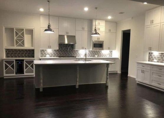 Kitchen Cabinets and New Flooring