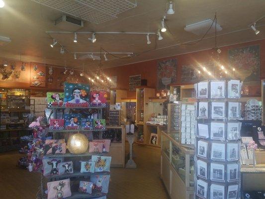 This store contains 3 large rooms full of creative pieces