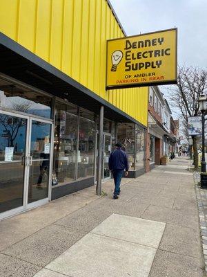 Exterior of Denny Electric Supply in Ambler