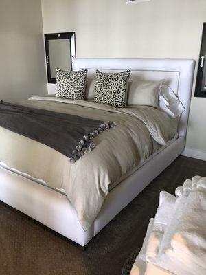 Custom built bed frame