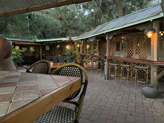 Outdoor seating whimsical