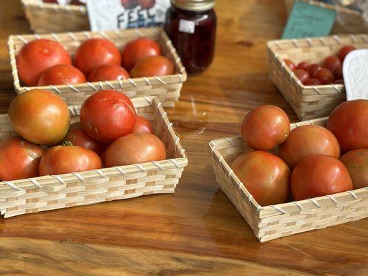 My local garden tomatoes