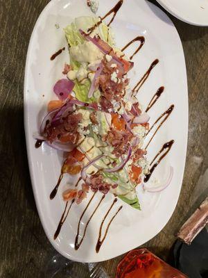 Half order wedge salad