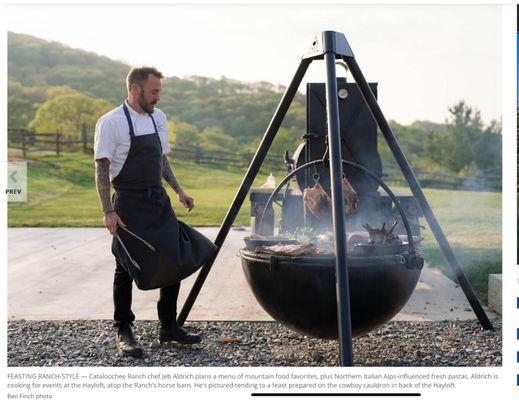 Chef Jeb Aldrich is exceptionally skilled and enjoying his meals is not to be missed!