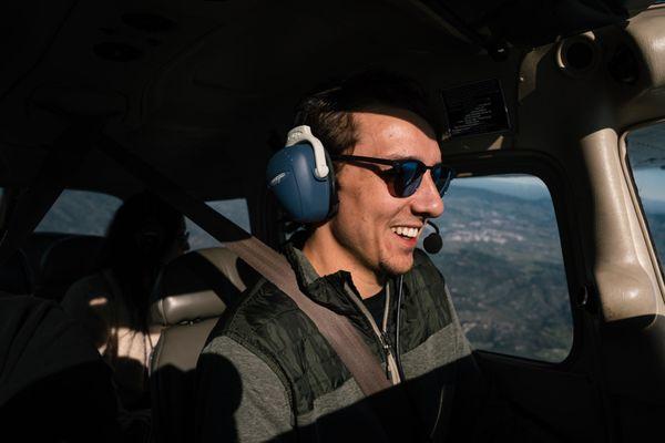 Meet our dedicated scenic flight pilot - Nick!