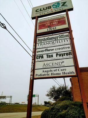 Highway sign board - CPA, Tax, Payroll