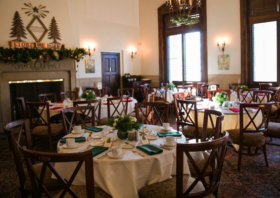 The 410 Oak Grove Dining Room during a breakfast event