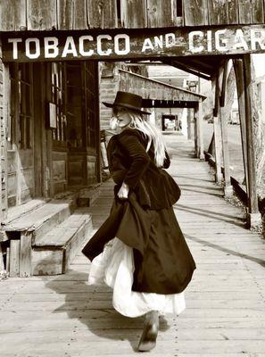 Photo taken on the boardwalk in Virginia City, Montana.