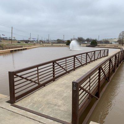 One of the bridges in the park.