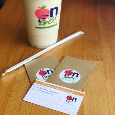 Prepaid smoothie punch cards available for purchase with great savings for our regulars!