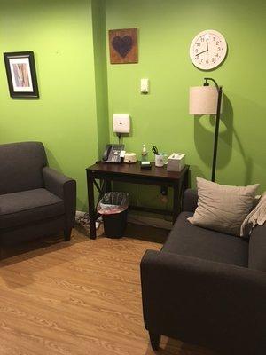 Mental health counseling room