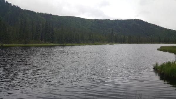 One of the lakes on the trail