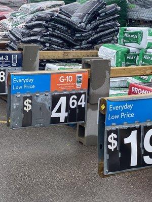 Price of the peat moss