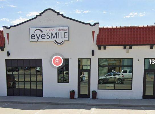 eyeSmile vision + dental 1300 Main St. Hays, KS.  From Google maps