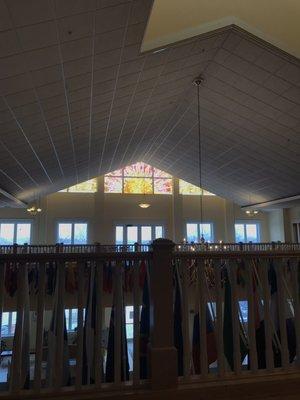 Inside the Student Center at Agiro Hall