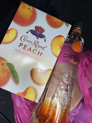 Peach Crown and Peach Ciroc